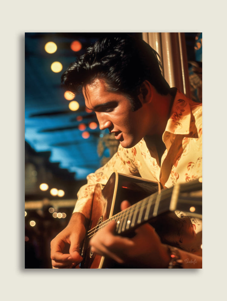 Elvis Guitar Tavla