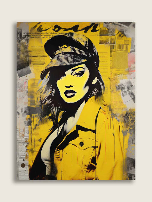 Fashion Yellow Tavla