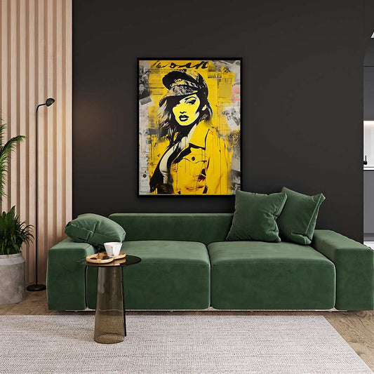 Fashion Yellow Tavla